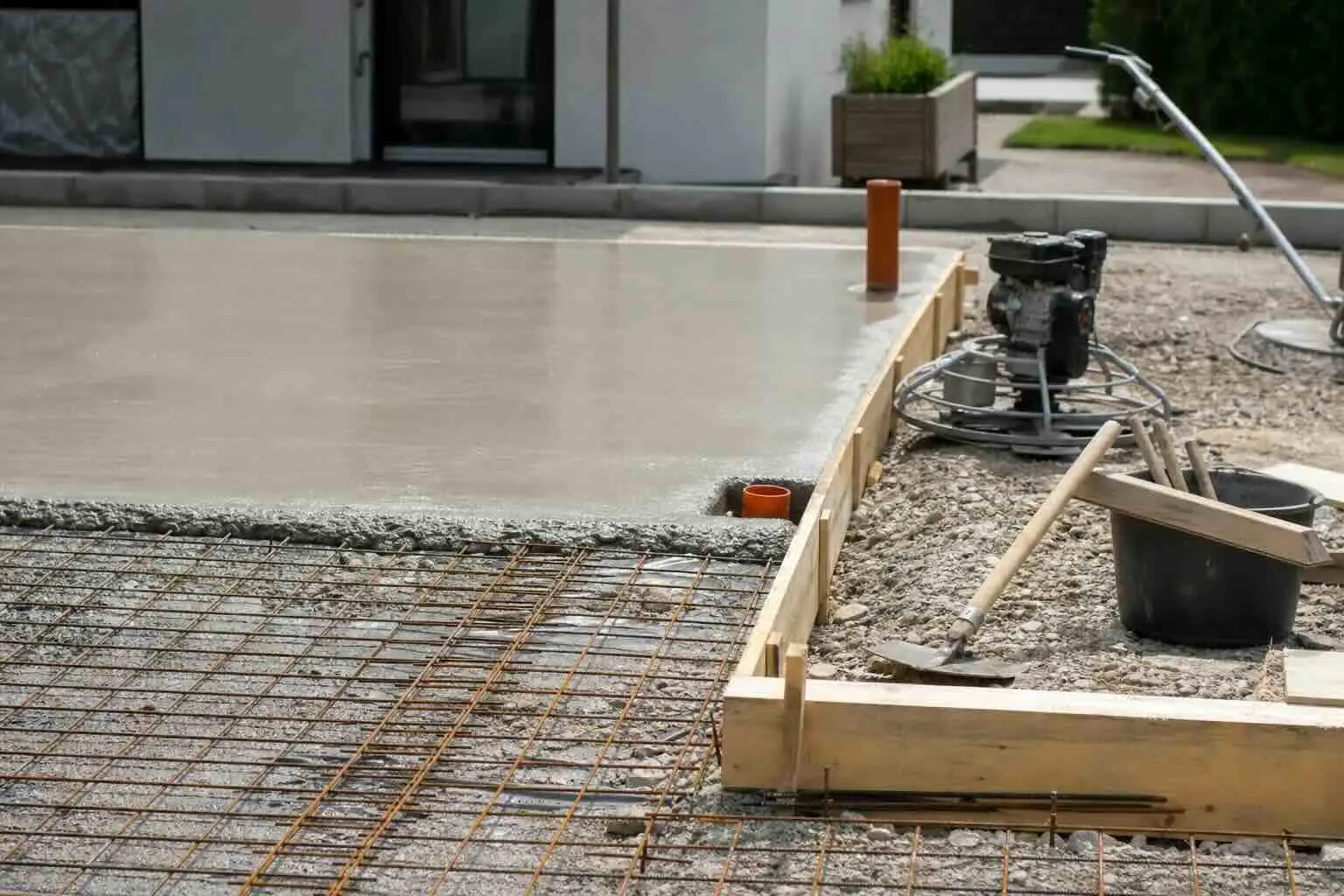 Betonarbeiten (Symbolbild)